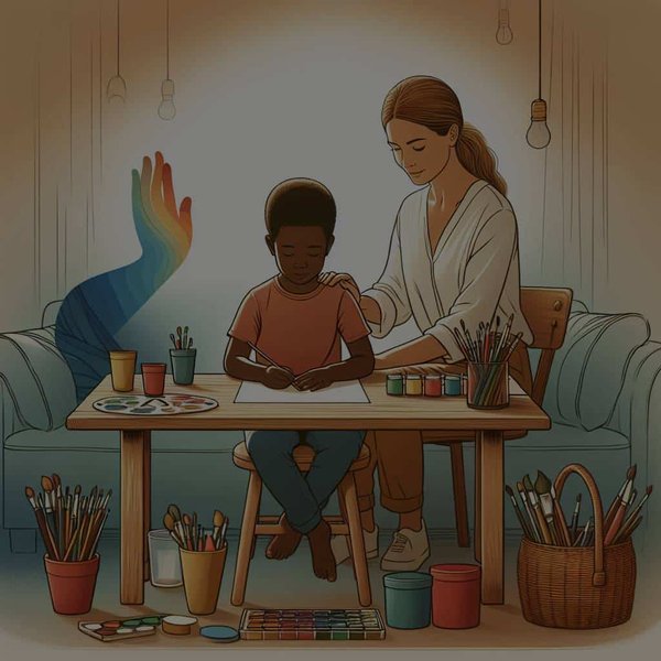 Comment l'art-thérapie peut-elle soutenir le traitement de l'anxiété chez les enfants ?